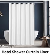 hotel shower curtain liner fabric