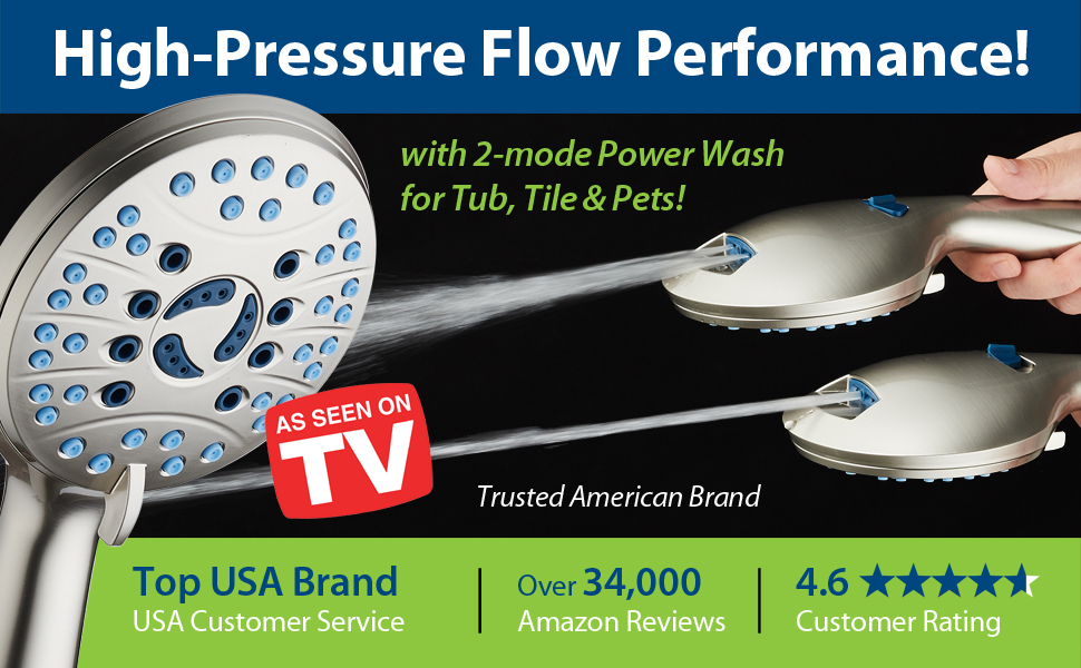 hand held shower head, hand shower, handheld showerhead