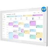 Digital Calendar, 21.5 Inch Electronic Calendar & Chore Chart, Smart Family Organizer with Intera...