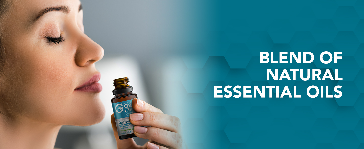 oral mouthwash is a blend of naturals essentail oils