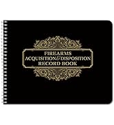 BookFactory Firearms Acquisition and Disposition A&D Gun Log Book/ATF Gun LogBook/Record Book - 1...