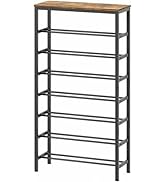 YATINEY 8 Tier Shoe Rack, Large-Capacity Shoe Storage Organizer, Free Standing Shoe Rack Organize...