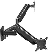 MOUNT PRO Dual Monitor Wall Mount for 13 to 32 Inch Computer Screens, Gas Spring Arm for 2 Monito...