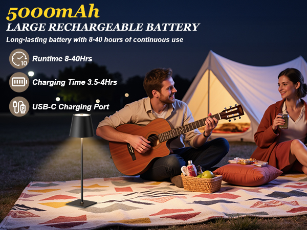 battery operated lamps cordless