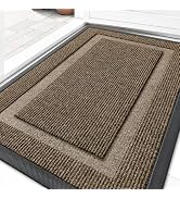 OLANLY Front Door Mat Indoor Outdoor Entrance, Waterproof All-Season, All-Weather Doormat, Sturdy...