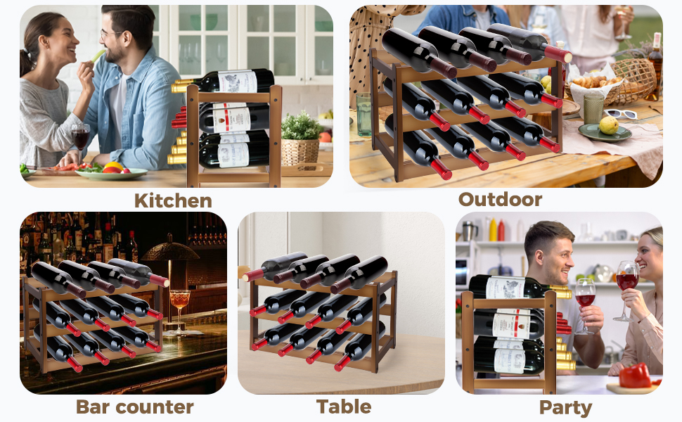 Bamboo Wine Rack