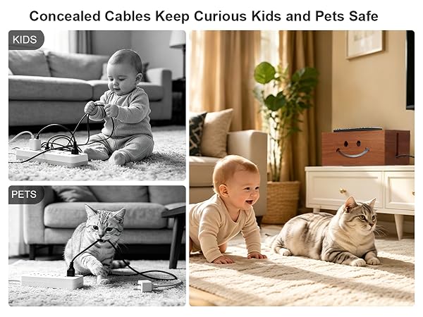 cable box organizer