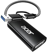 acer Video Capture Card HDMI to USB 3.0, 1080P 60FPS/2K 30FPS for Streaming | Plug and Play with ...