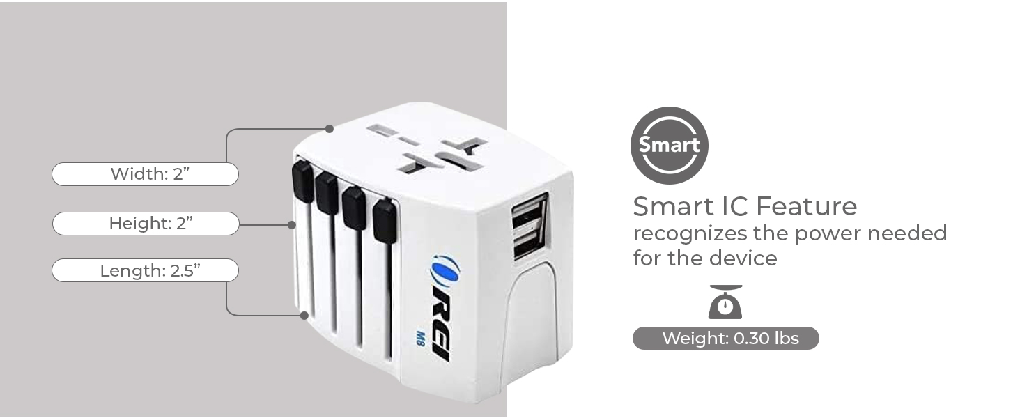 travel plugs with usb ports international