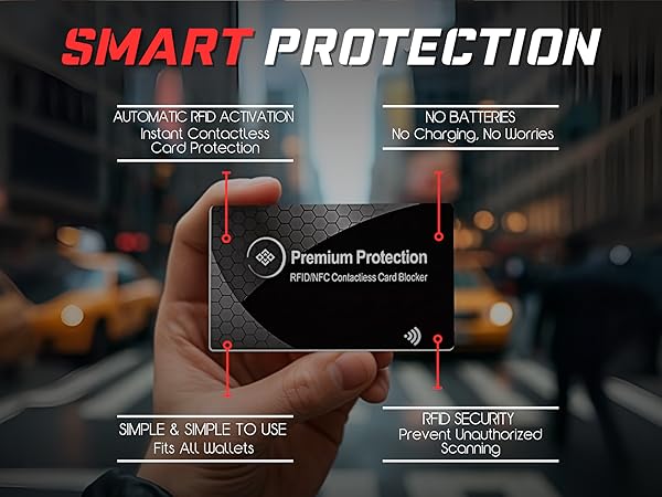 RFID/NFC Anti-Theft Blocking Fraud Protective Cards