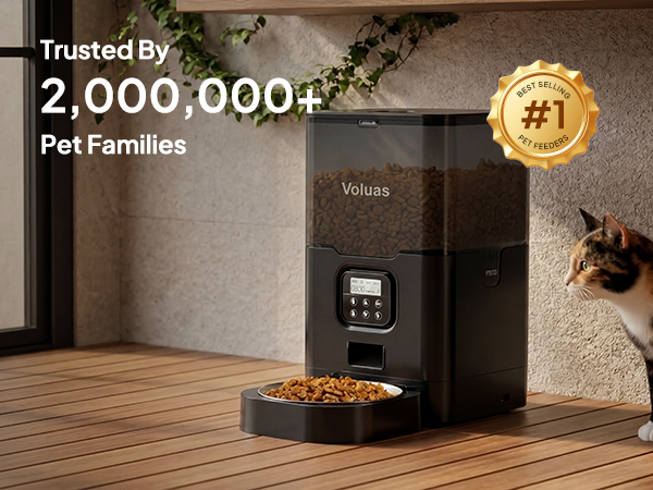 VOLUAS Automatic Cat Feeders
