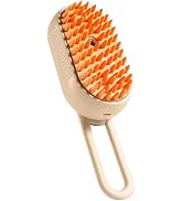 Upgraded 4-in-1 Pet Steam Beauty Brush Wireless Rechargeable Cat and Dog Hair Removal Tool - Anti...