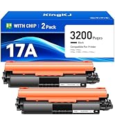 KingKJ 17A Toner Cartridge CF217A Replacement for HP 217A CF217X 17X Compatible with Laserjet Pro...