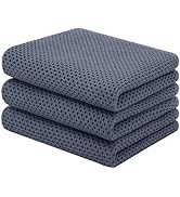 Homaxy 100% Cotton Waffle Weave Kitchen Towels, 3-Pack Ultra Soft Absorbent Dish Towels, Quick Dr...
