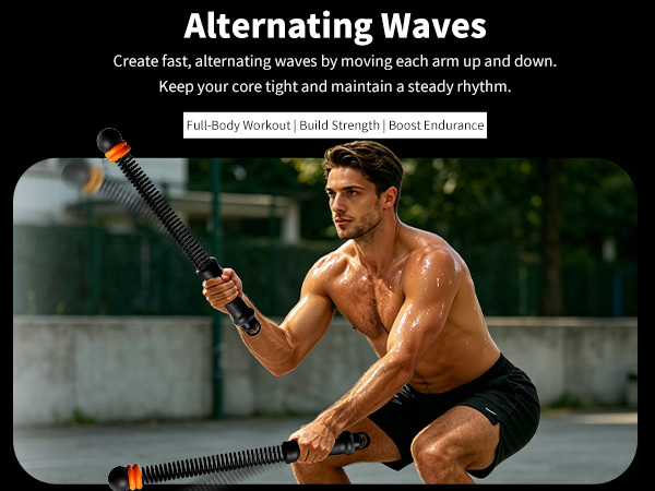 weighted ropeless battle ropes