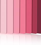 ZVP Plastic Cutting Boards for Kitchen Pink, Flexible Cutting Mats Set of 8, Chopping Boards with...