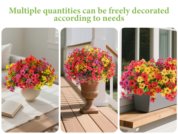 Artficial Flowers for Outdoors