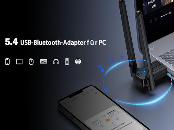 5.4 USB Bluetooth adapter for pc