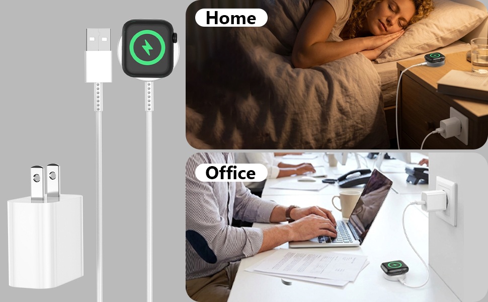 It is portable, portable, travel, home and office, and can charge your Watch conveniently.
