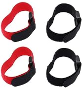 4 Pieces - Velcor Nylon No Crow Rooster Collar - Anti Crow Noise Neck Belt for Roosters, Cockerel...
