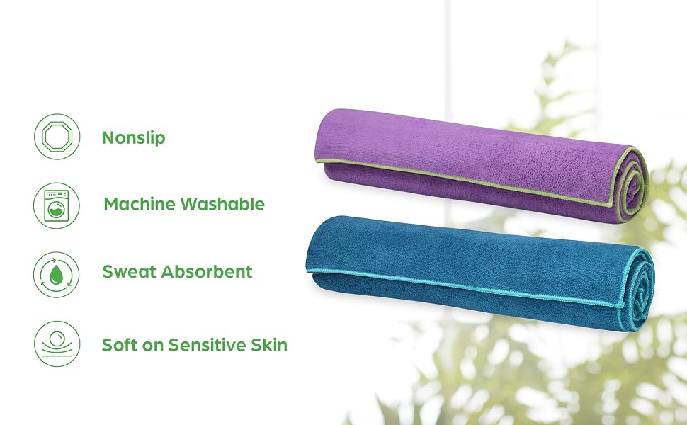 Gaiam Stay Put Yoga Towel