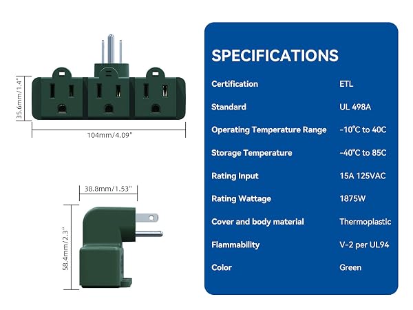 3 OUTLETS EXTENDRE