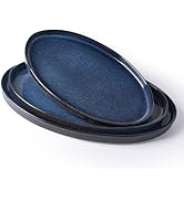 famiware Serving Platter, Star Collection, Nebulas Blue