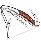 CORKAS Extravagant Professional Wine Key for Executive Waiter, Heavy Double Hinged Fulcrum Corksc...