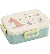 Skater My Neighbor Totoro Bento Lunch Box (21.98oz) Cute Lunch Carrier with Secure 4-Point Lockin...