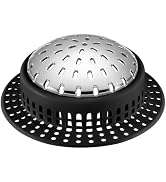 Aluvor Drain Hair Catcher, Upgraded Drain Catcher with Silicone Designed for Regular Drains, Catc...