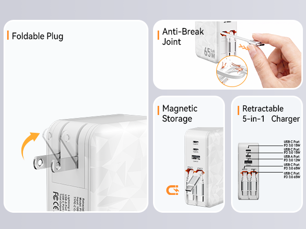 retractable charging cable