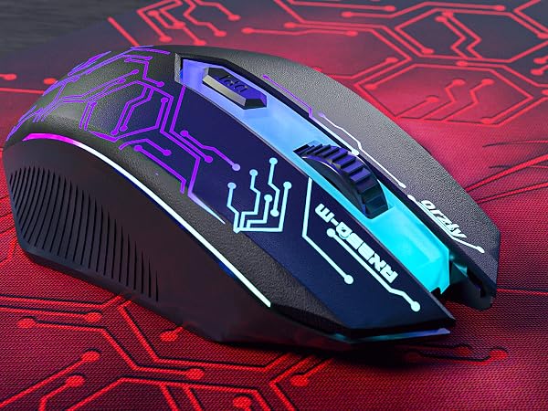 Gaming keyboard and mouse bundle for PS5 Xbox & PC