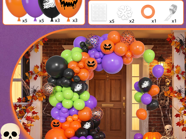 halloween balloon arch kit
