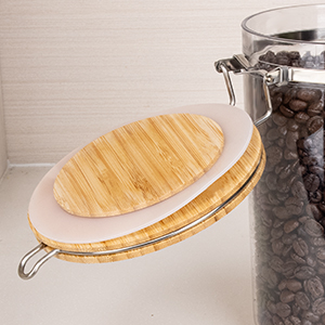 sugar container for coffee bar-coffee canisters with airtight lids-coffee storage jar