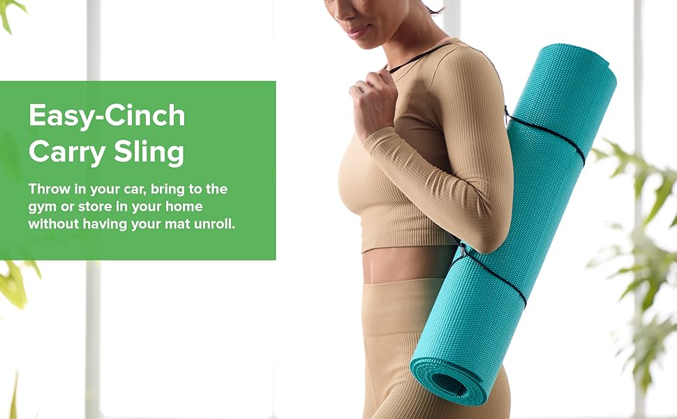 Gaiam yoga carrying strap, yoga mat straps for carrying sling, yoga may bag holder