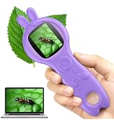 T TAKMLY Mini Pocket Digital Microscope, Macro Fixed Focus Magnifying Glass, Portable Handheld US...