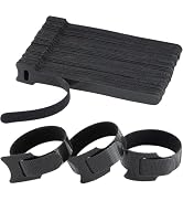 MVYC 150PCS 8 Inch Reusable Cable Ties Wire Ties Cord Organizer Cable Organizer Adjustable Cable ...