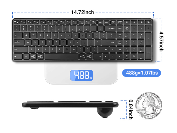 Wireless Bluetooth Keyboard
