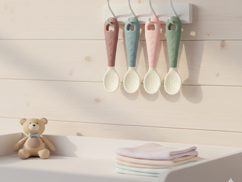 Silicone Baby spoons