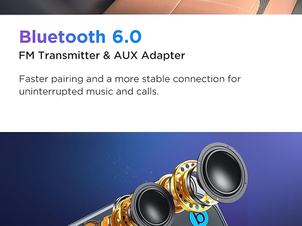 bluetooth fm transmitter car adapter
