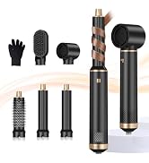 Blow Dryer Brush 5 in 1, Negative Ion Hair Dryer Brush Set Upgrade Hot Air Brush Air Styler Curli...