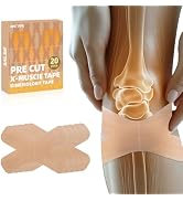 Kinesiology Tape – Waterproof and Hypoallergenic Athletic Tape for Muscle Support, Knee, Shoulder...