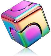ATESSON Metal Fidget Spinner Cube Toys Detachable 3 Ways to Play with High-Speed Stainless Steel ...