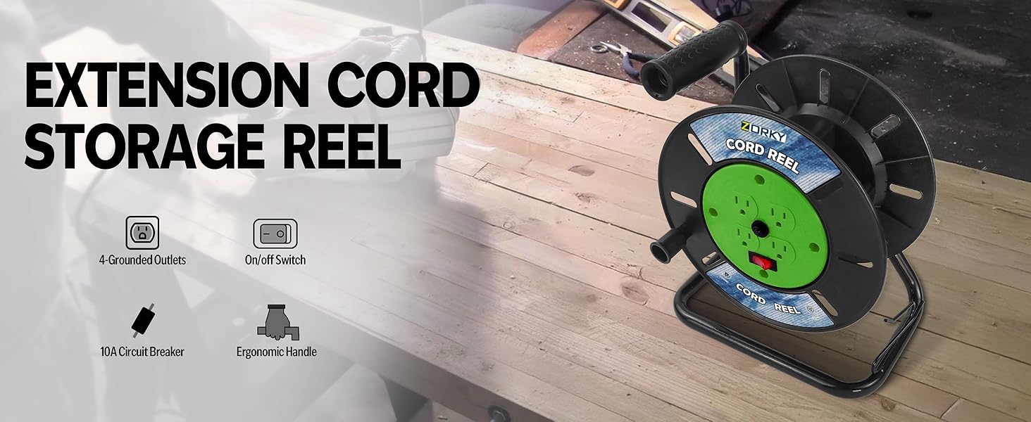 extension cord storage reel