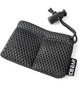 Mini Mesh IEM Case for in Ear Monitor, BP04 Headphone Bag with Drawstring Dirt-Resistant, Portabl...