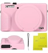 SZHSYJY Case for Canon Powershot G7 X Mark III Digital Camera,Soft Silicone Case for Canon Powers...