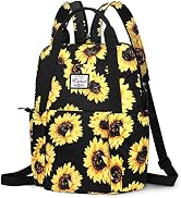 KAMO Women Fashion Backpack Purse Multi Pockets Original Print Daypack Casual Sling Bag for Women...