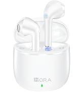 1 Hora Wireless Earbuds Bluetooth 5.3 Headphones Deep Bass in-Ear Earphones Premium Sound with Mi...