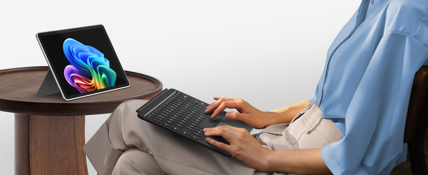 type cover for microsoft surface pro generation 12, surface pro wireless keyboard with touchpad