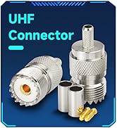 SO239 Connector Crimp SO-239 UHF Female Jack SO239 Solder Coax Connector